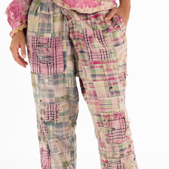Magnolia Pearl Pants - 🤎NWT MAGNOLIA PEARL PATCHWORK CHARMIE TROUSERS🤎